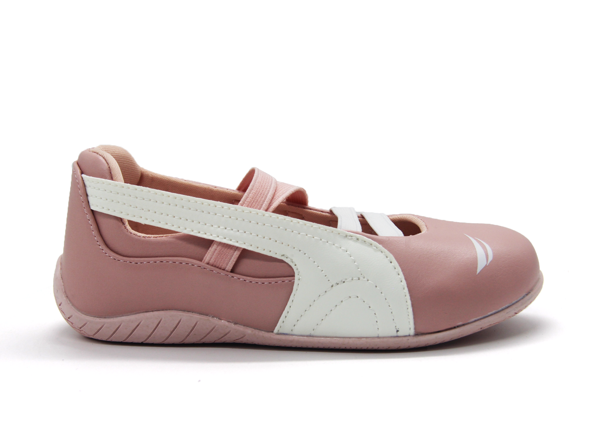 Nautica Girls Elastic Strap Mary‑Jane Retro Trainer Shoes