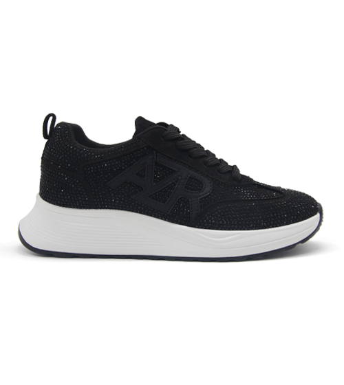 AZR Women’s Full Rhinestone Casual Sneakers
