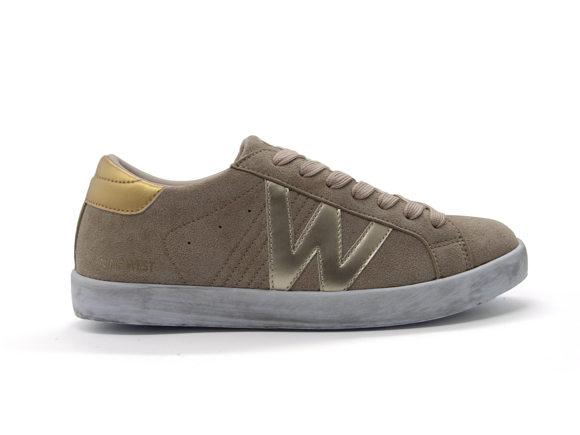 NINE WEST Women Suede Retro Sneakers