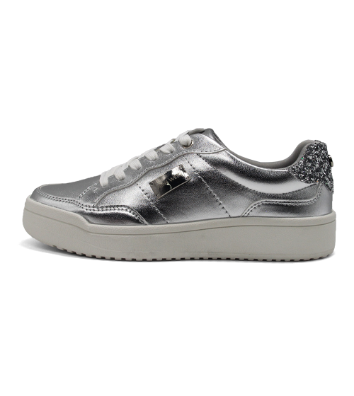 Nine West Women’s Metallic Finish Casual Sneakers