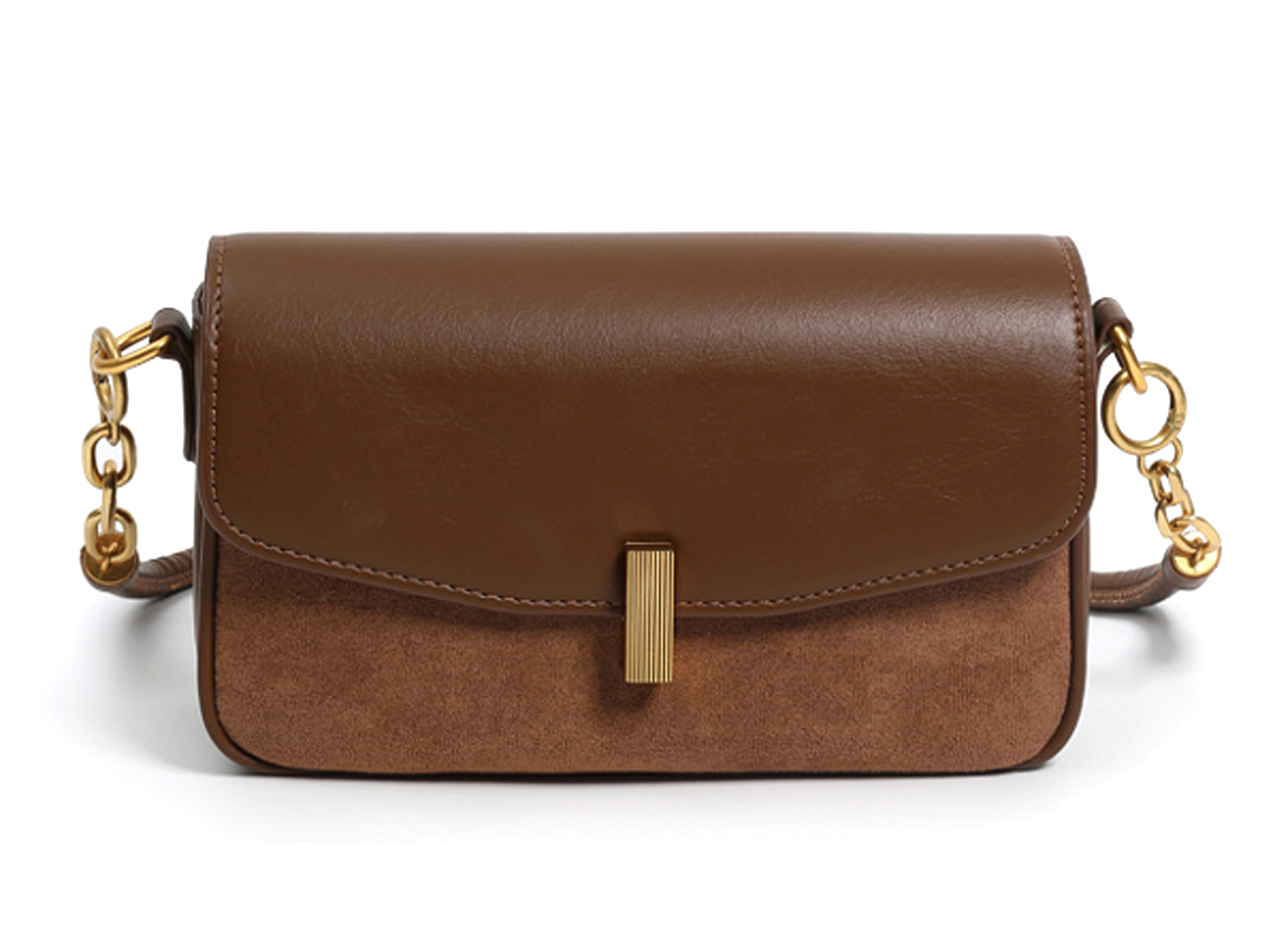 Me‑lad Style Retro Spliced Small Shoulder Bag